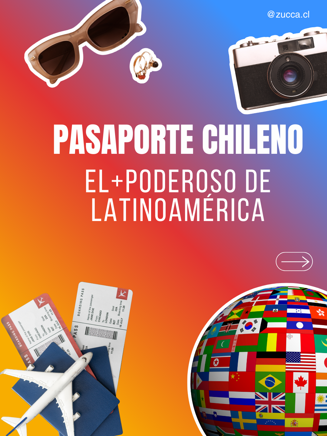 Pasaporte Chileno, el mas poderoso de Latinoamérica