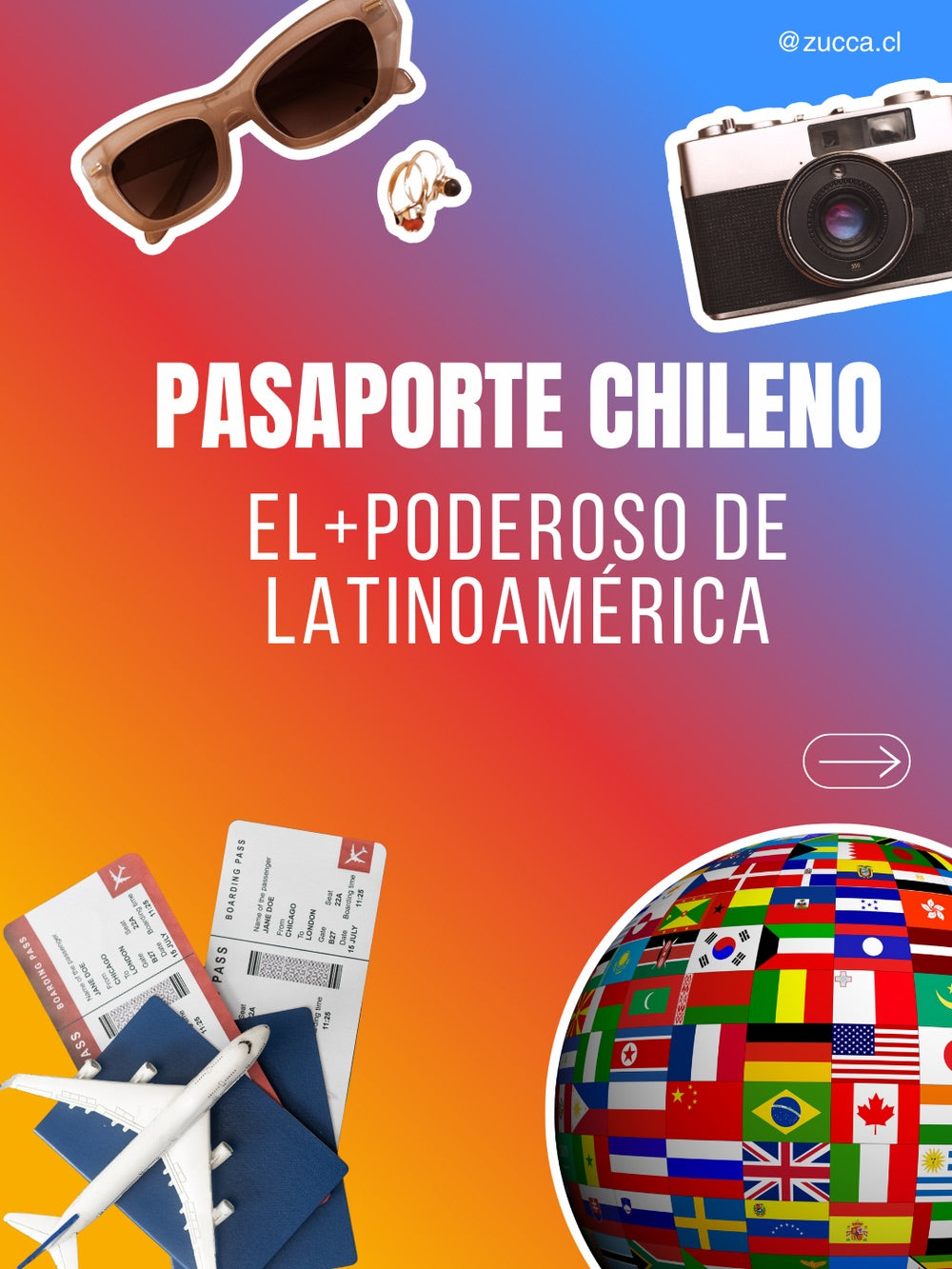 Pasaporte chileno, el más poderoso de Latinoamérica