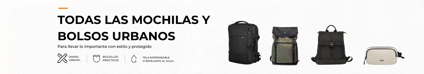 Mochilas, Bolsos y Accesorios Urbanos