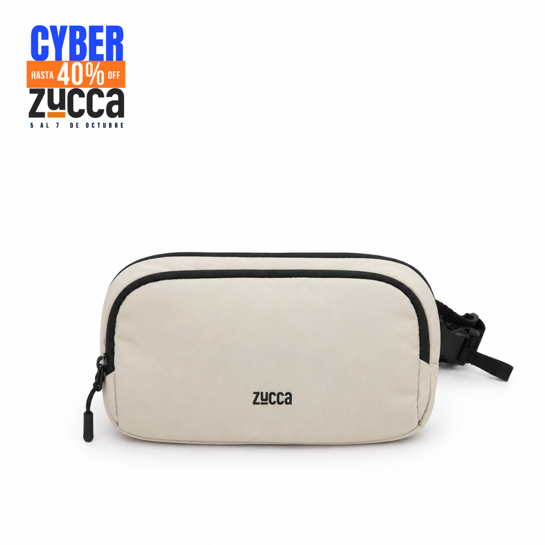 Bolso Crossbody Bruselas Beige | Compacto y Organizado