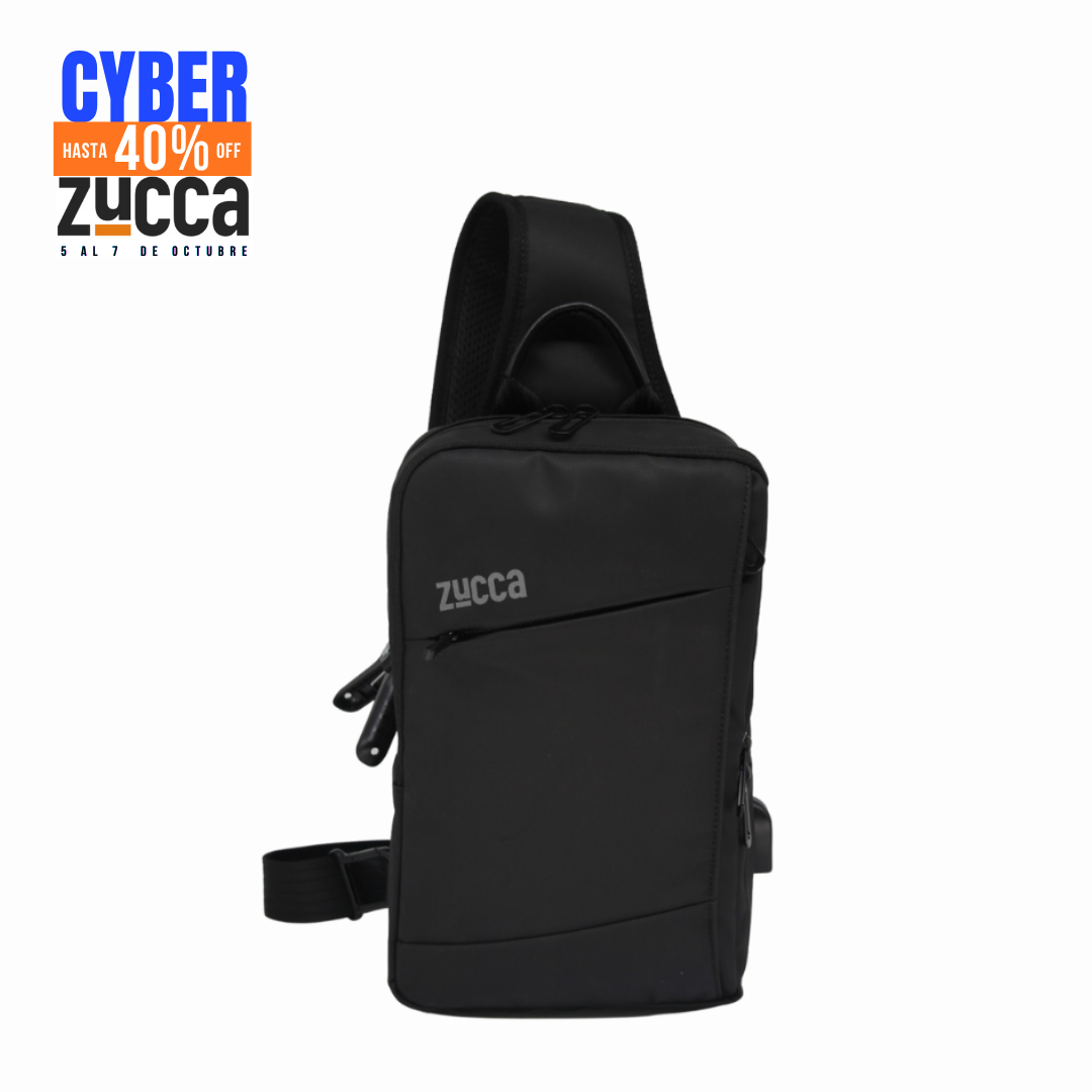Bolso Cruzado Dresden Negro| Versátil y Funcional