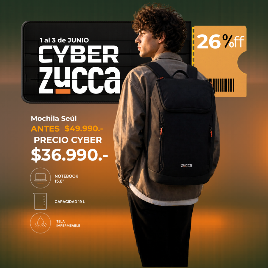 Mochila Seúl para Notebook 15.6 Pulgadas | Urbana y Funcional