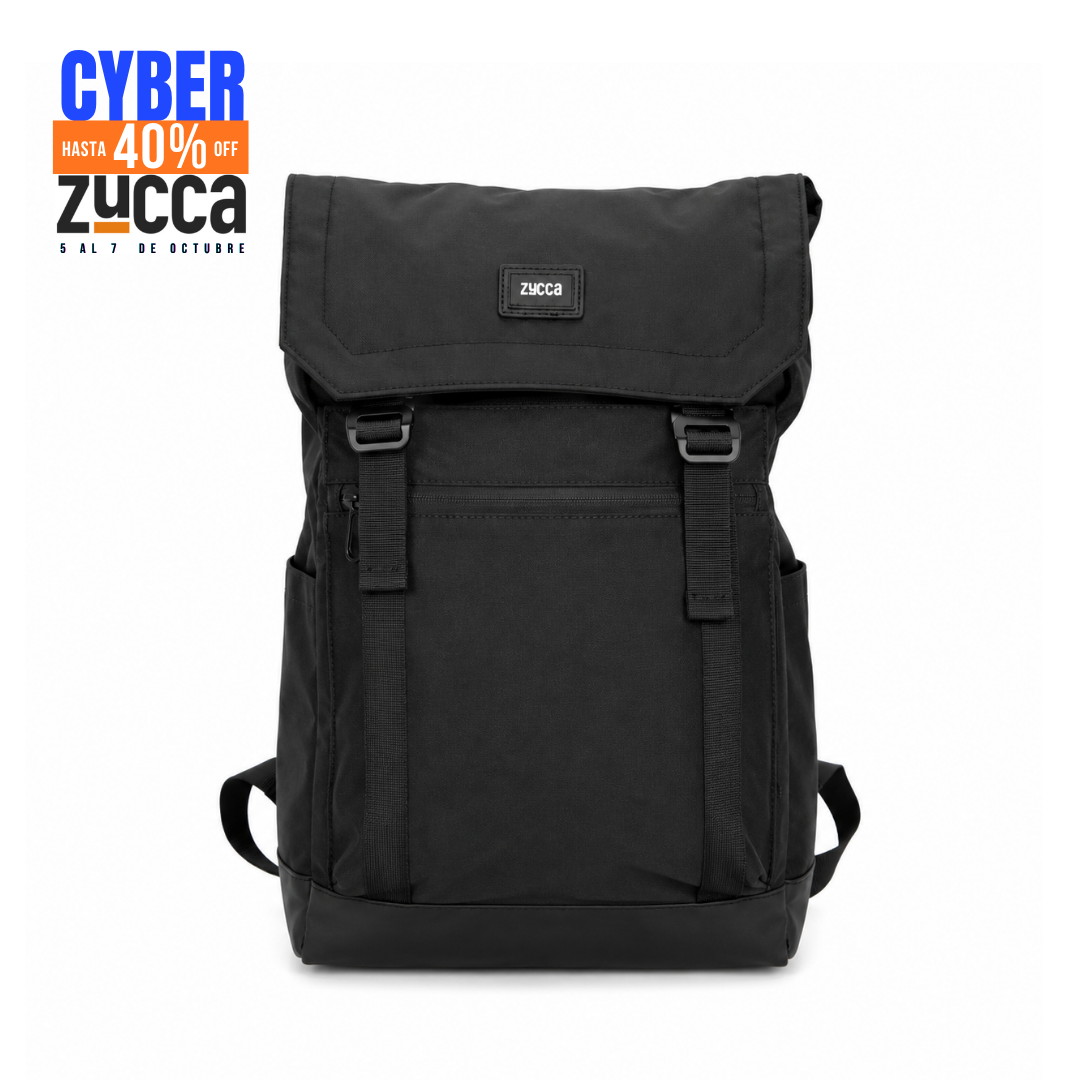 Mochila Bangkok Negra para Notebook 17" | Liviana y Moderna