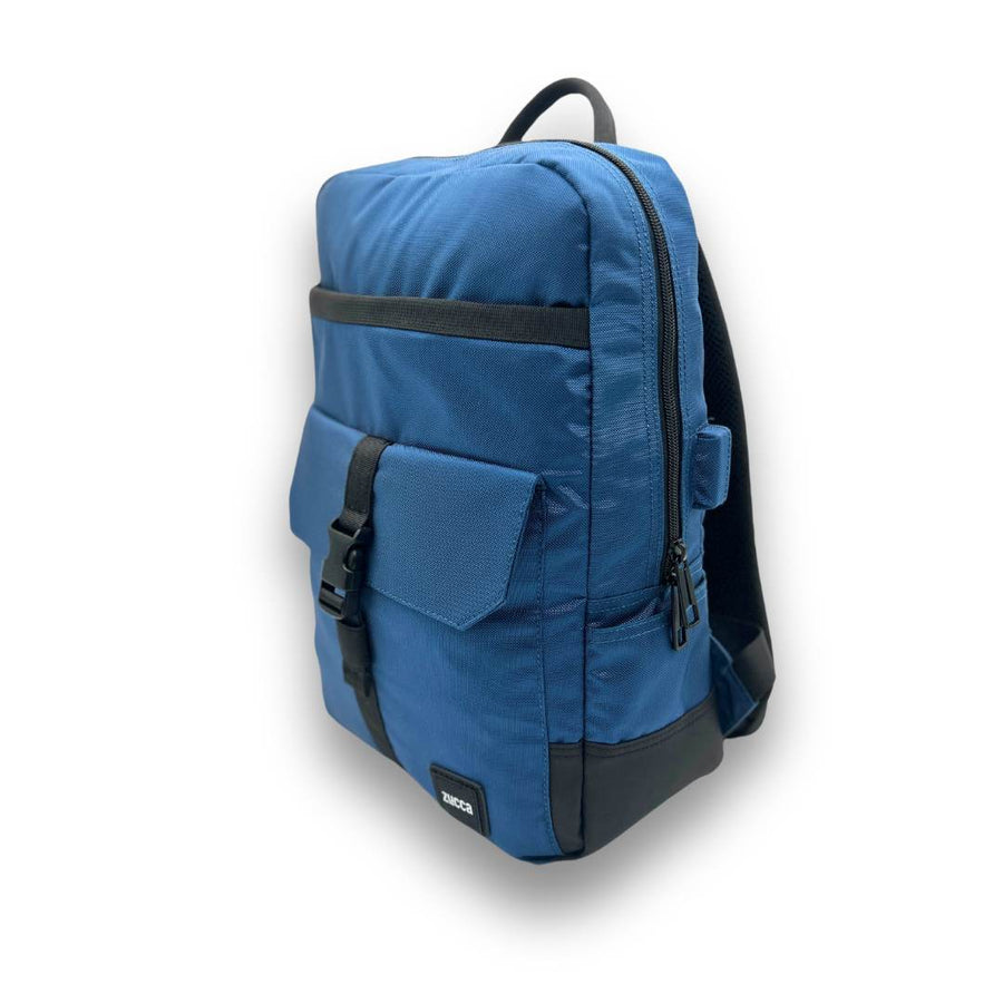 Mochila Dublin Azul Petroleo para Notebook 16 Pulgadas | Cierre Antirrobo - Zucca