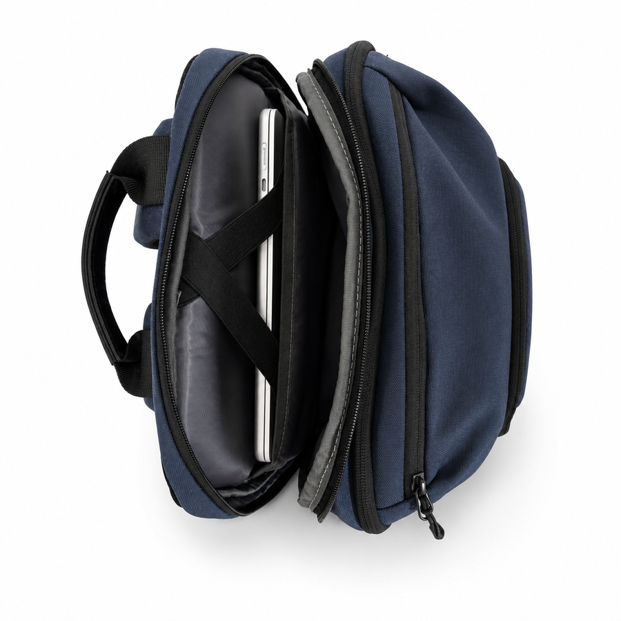 Mochila Nueva York Negra para Notebook 16 Pulgadas | Organización Superior