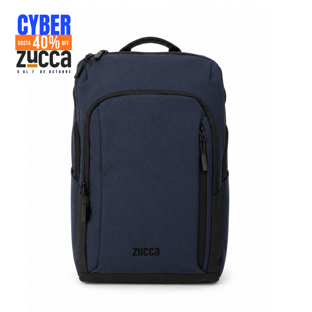 Mochila Nueva York Azul para Notebook 16" | Organización y Diseño Limpio