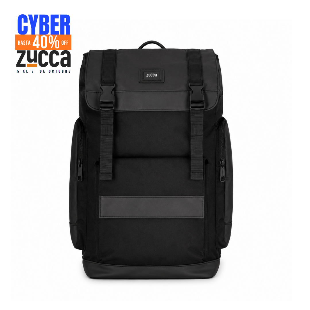 Mochila Singapur Negra para Notebook 16" | Estilo y Capacidad