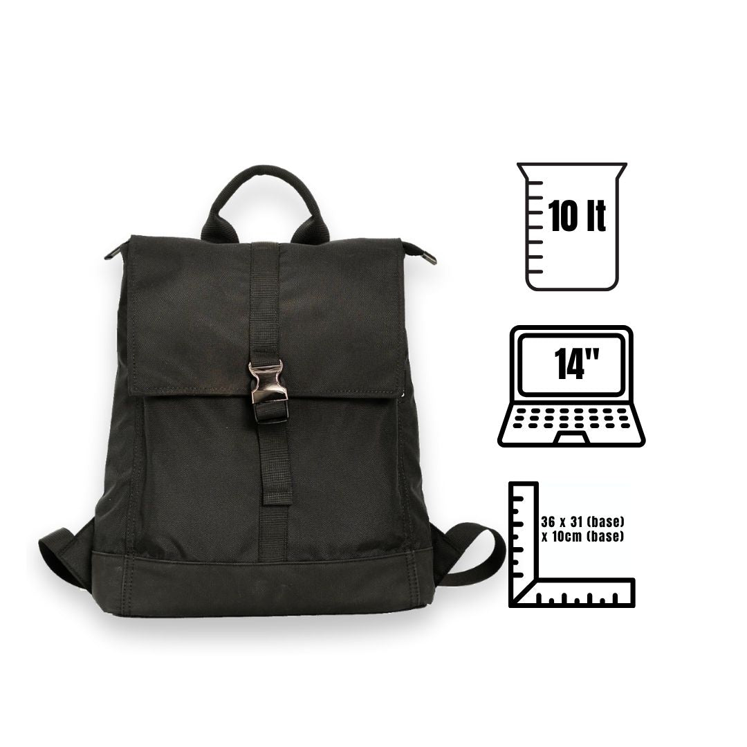 MOCHILA MOSCÚ / Notebook 14" / Mochila cartera liviana elegante - Zucca