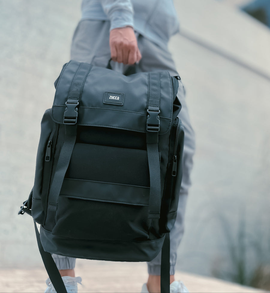 Mochila Singapur Negra para Notebook 15 Pulgadas | Estilo y Capacidad