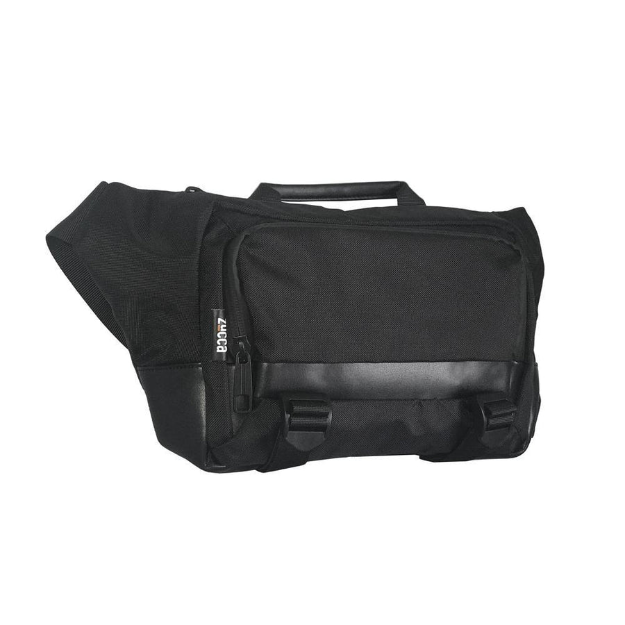 Banano bandolera unisex mujer hombre Zucca Lisboa color negro diseño urbano ajustable