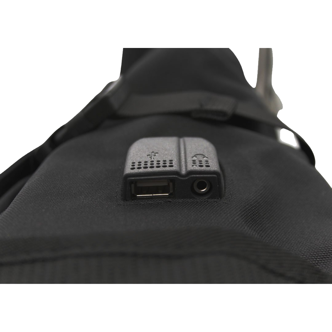 Mochila Brisbane Negra para Notebook 16 Pulgadas | Roll Top - Zucca
